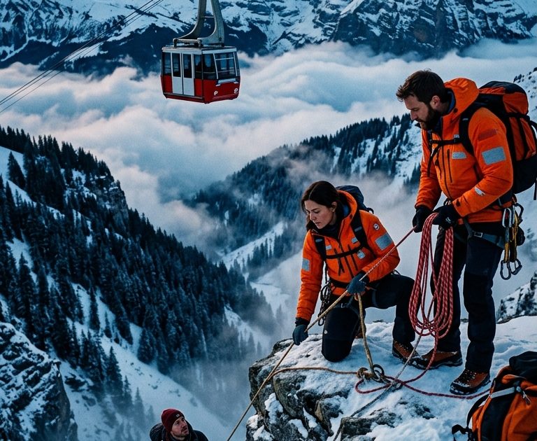 Alpine Rescue Kling 3.0 Prompt