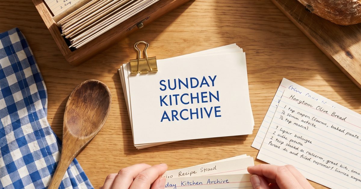 Analog Kitchen Archive Nano Banana Pro Prompt