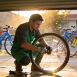Bicycle Workshop Sora 2 Prompt