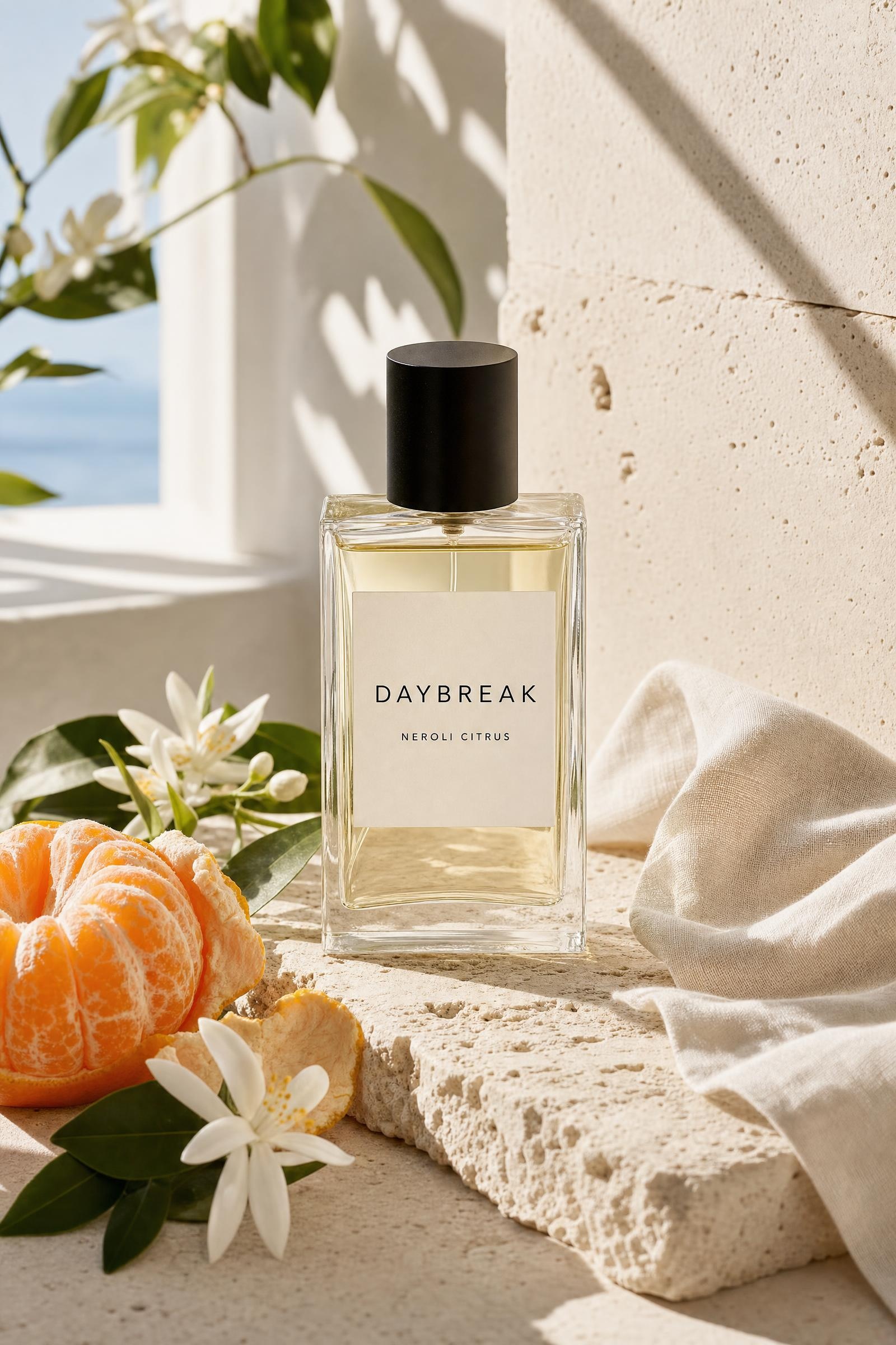 Citrus perfume product image created with GPT Image 2