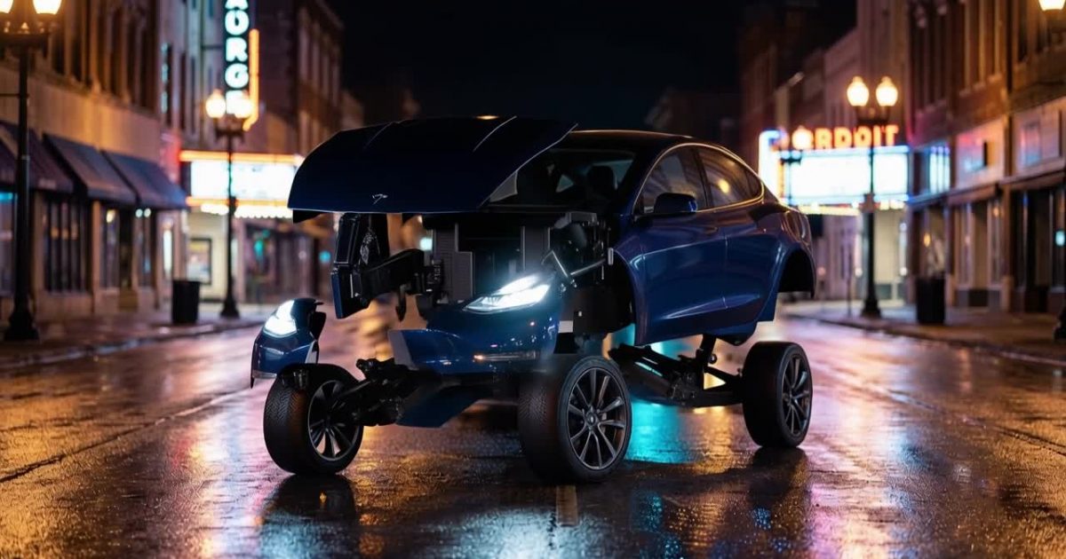 Car Robot Transformation Runway Gen 4.5 Prompt