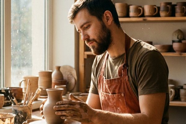Sunlit Pottery Studio Happy Horse 1.1 Prompt