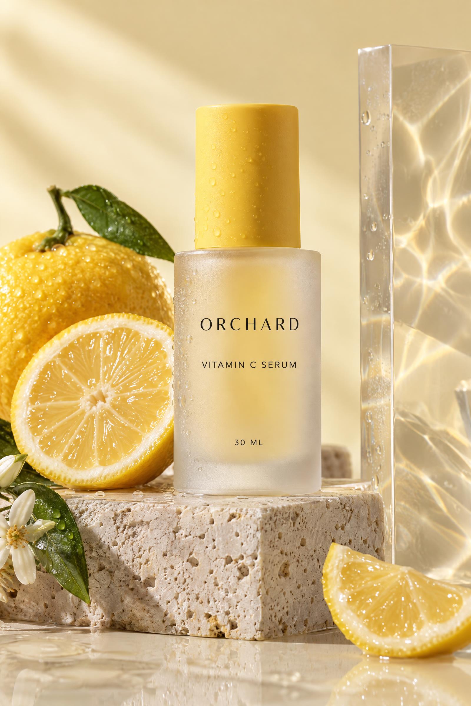 Citrus Serum Still Life GPT Image 2.5 Prompt with yuzu skincare bottle