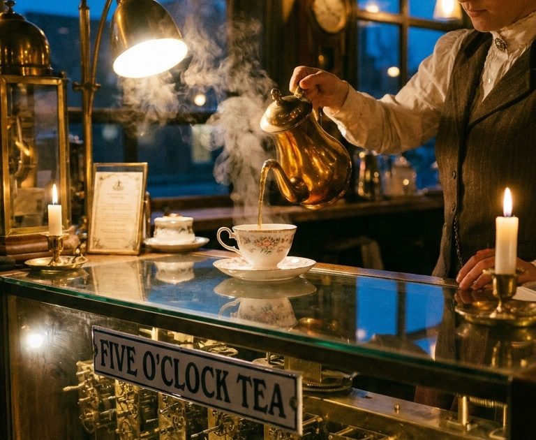 Clockwork Tea Room Gemini Omni Flash Prompt