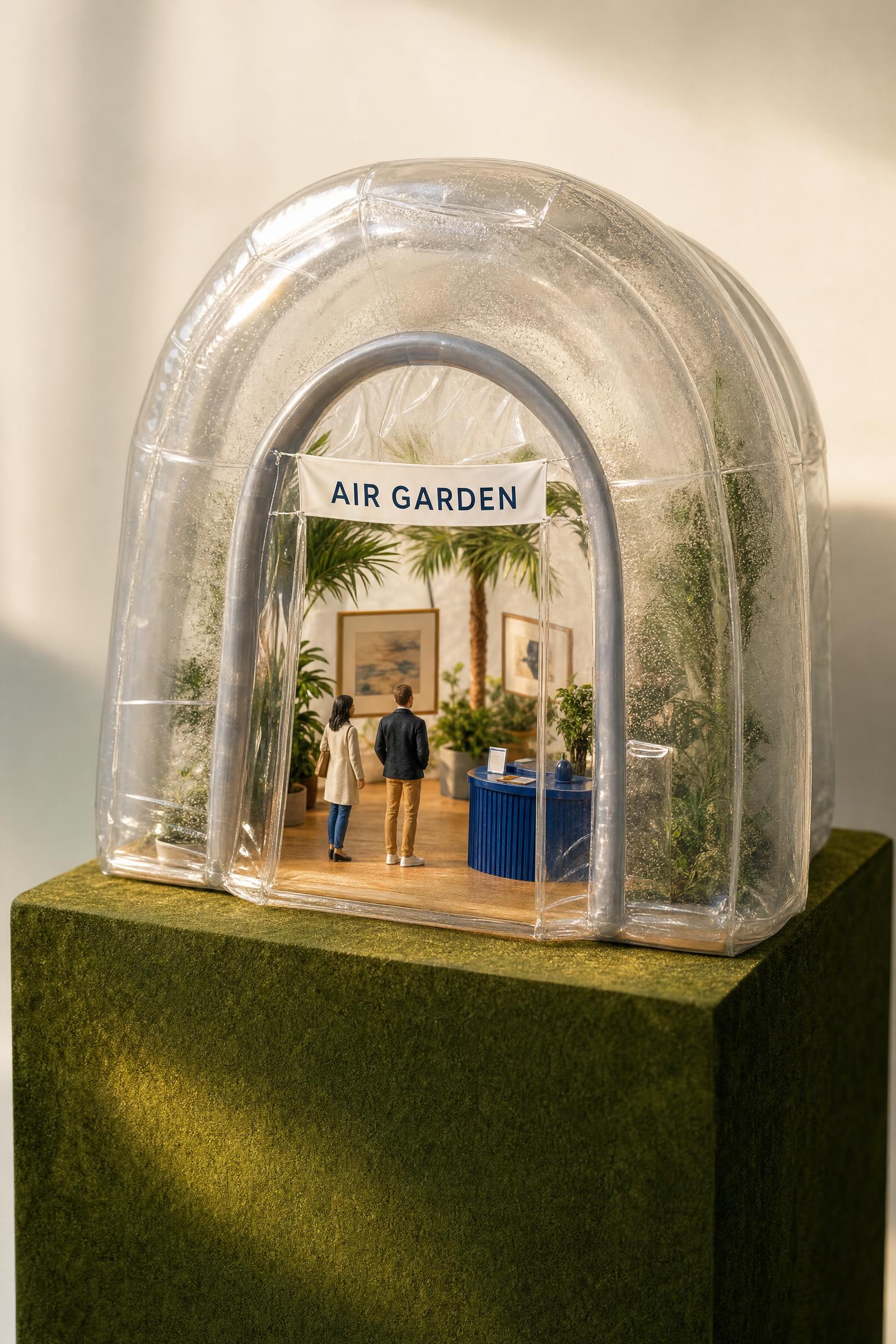Air Garden inflatable miniature gallery