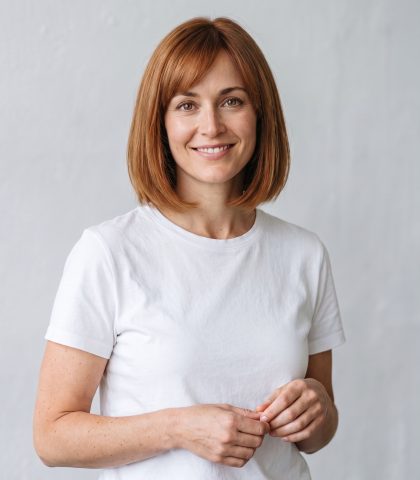 Copper Bob Portrait Gemini AI Photo Prompt