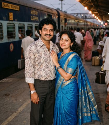 Retro Bollywood Couple Nano Banana 2 Prompt