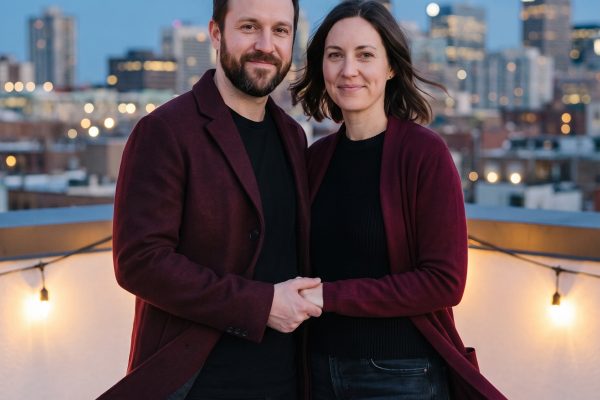 Rooftop Couple Gemini AI Photo Prompt