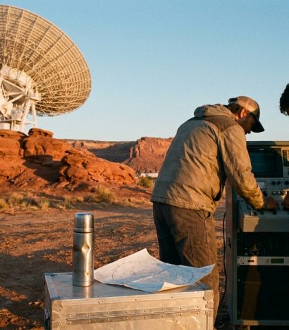 Desert Radio Telescope Veo 3.1 Prompt