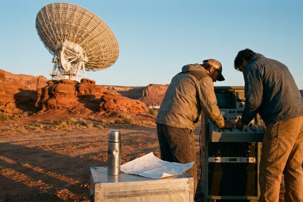 Desert Radio Telescope Veo 3.1 Prompt