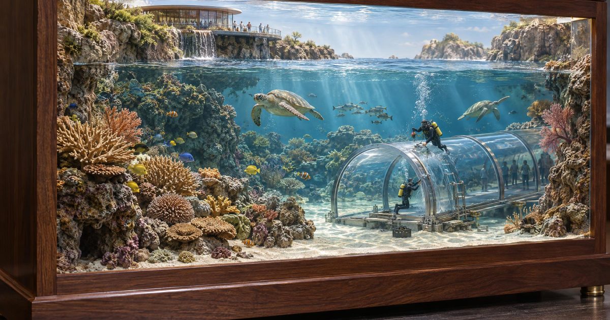 Diorama Aquarium GPT Image 2.5 Prompt