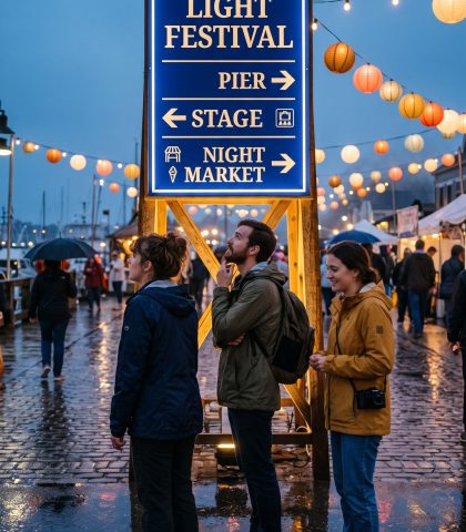 Festival Wayfinding Poster Nano Banana 2 Prompt