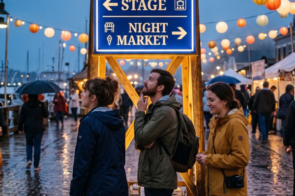Festival Wayfinding Poster Nano Banana 2 Prompt
