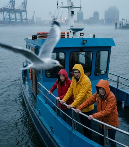 Harbor Ferry Chase Kling 3.0 Prompt