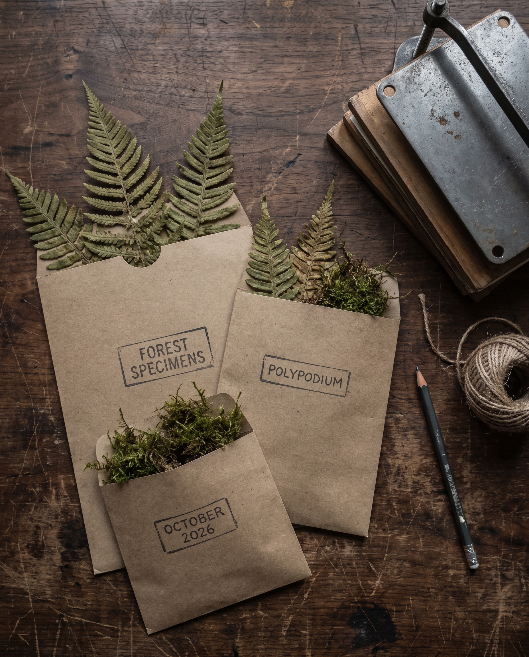 Forest specimens herbarium variation