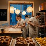 Lantern Bakery Rush Veo 3.1 Prompt