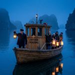 Lantern Ferry Crossing Grok Imagine Video 1.5 Prompt