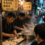 Midnight Dumpling Cart Grok Imagine Image V2 Prompt