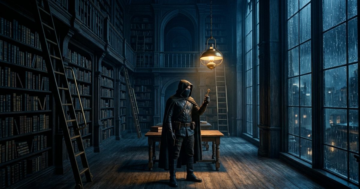 Midnight Library Heist Seedance 2.0 Prompt