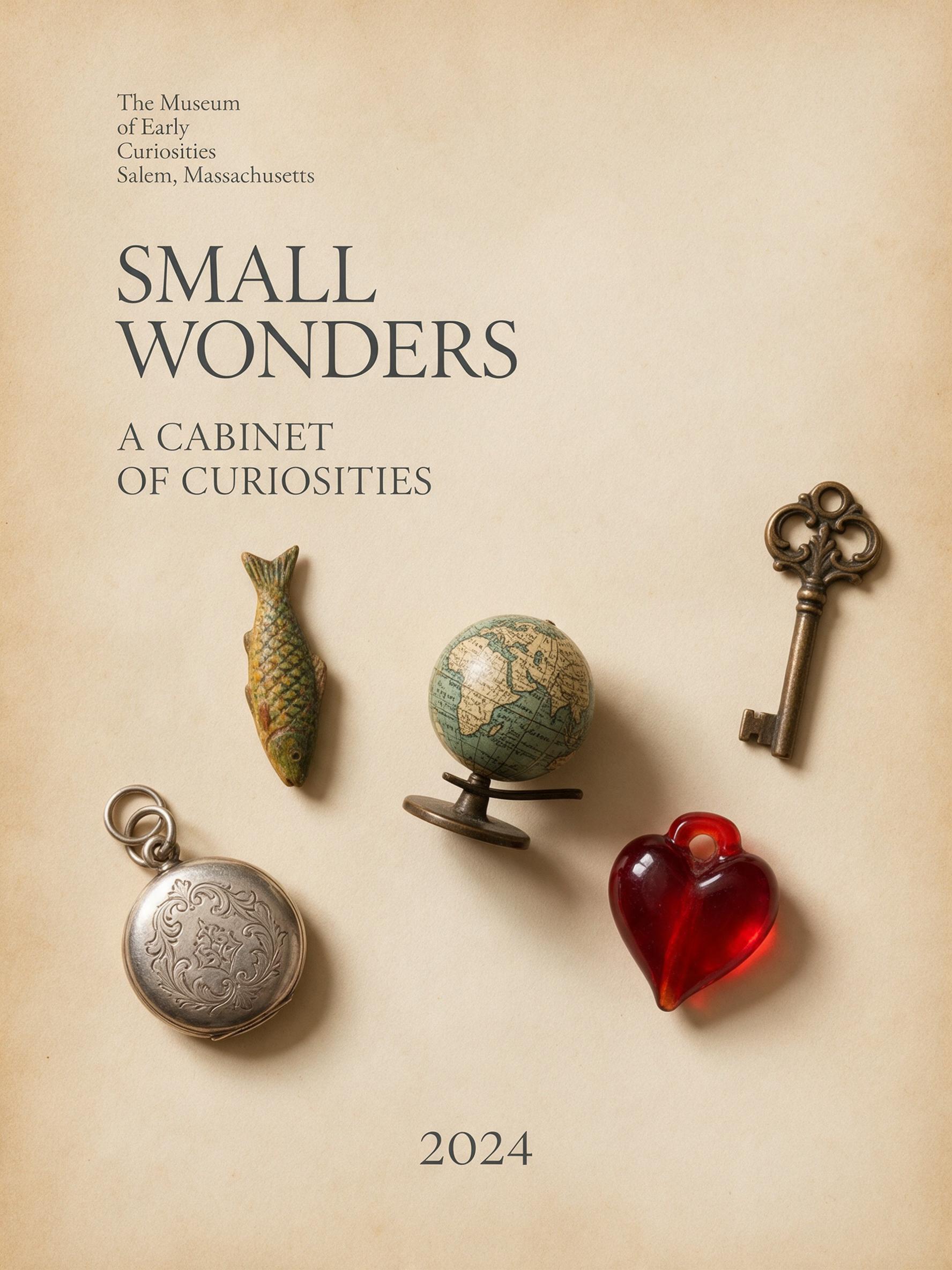 warm miniature museum catalog cover