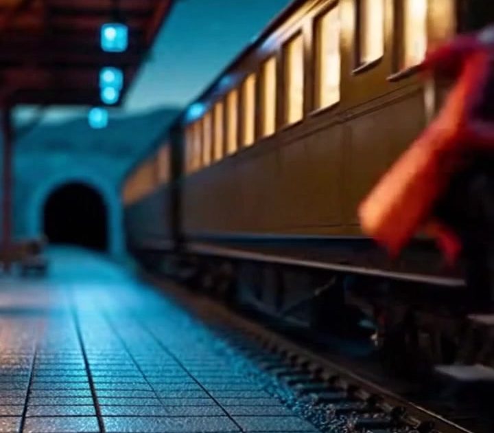 Miniature Train Heist Sora 2 Prompt