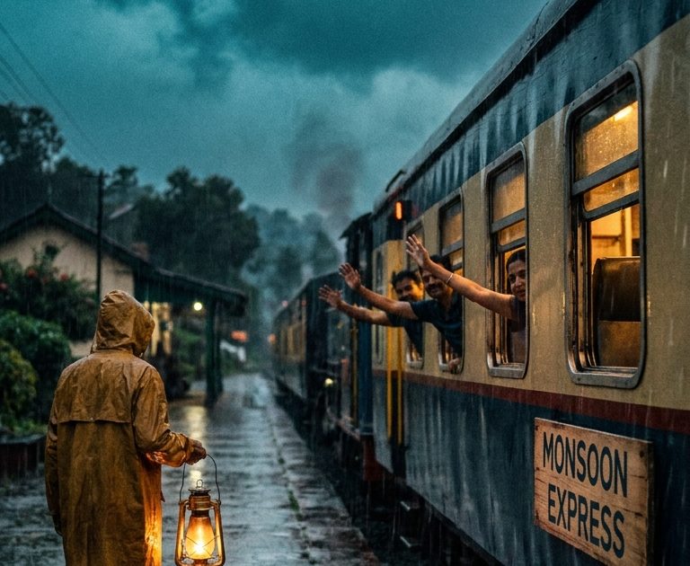 Monsoon Train Gemini Omni Flash Prompt