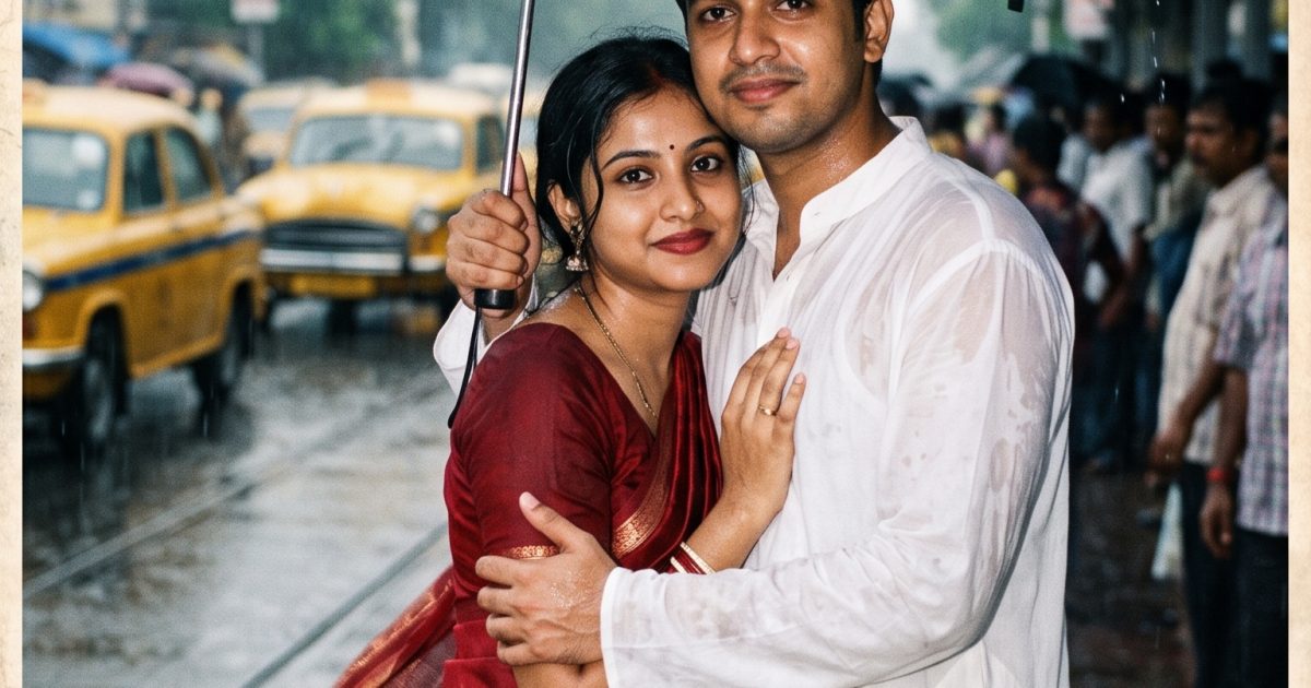 monsoon saree portrait nano banana pro prompt variation
