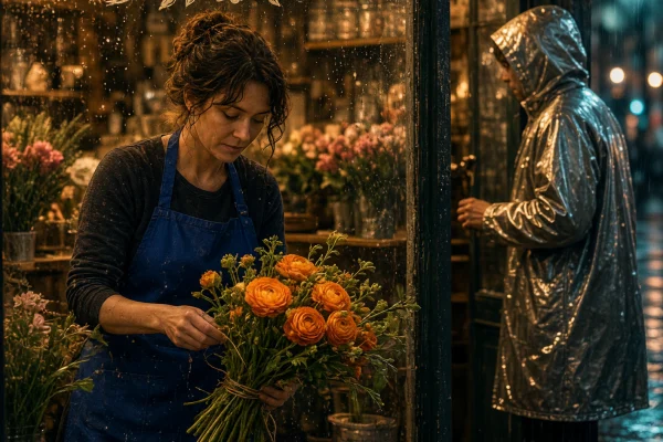 Night Shift Flower Shop Grok Imagine Image V2 Prompt