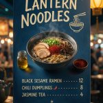 Night Market Menu Seedream 5.0 Pro Prompt