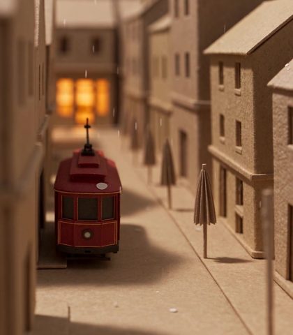 Paper City Rain Seedance 2.5 Prompt