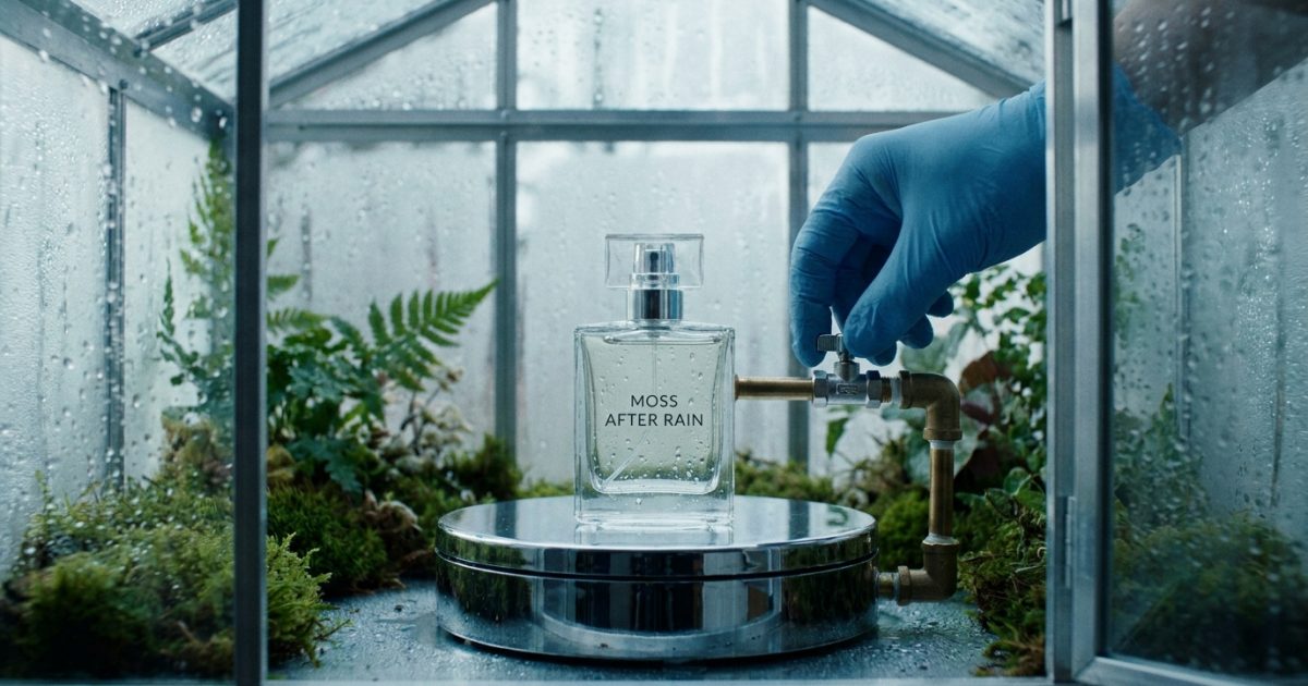 Glass Perfume Lab Wan 2.7 Prompt