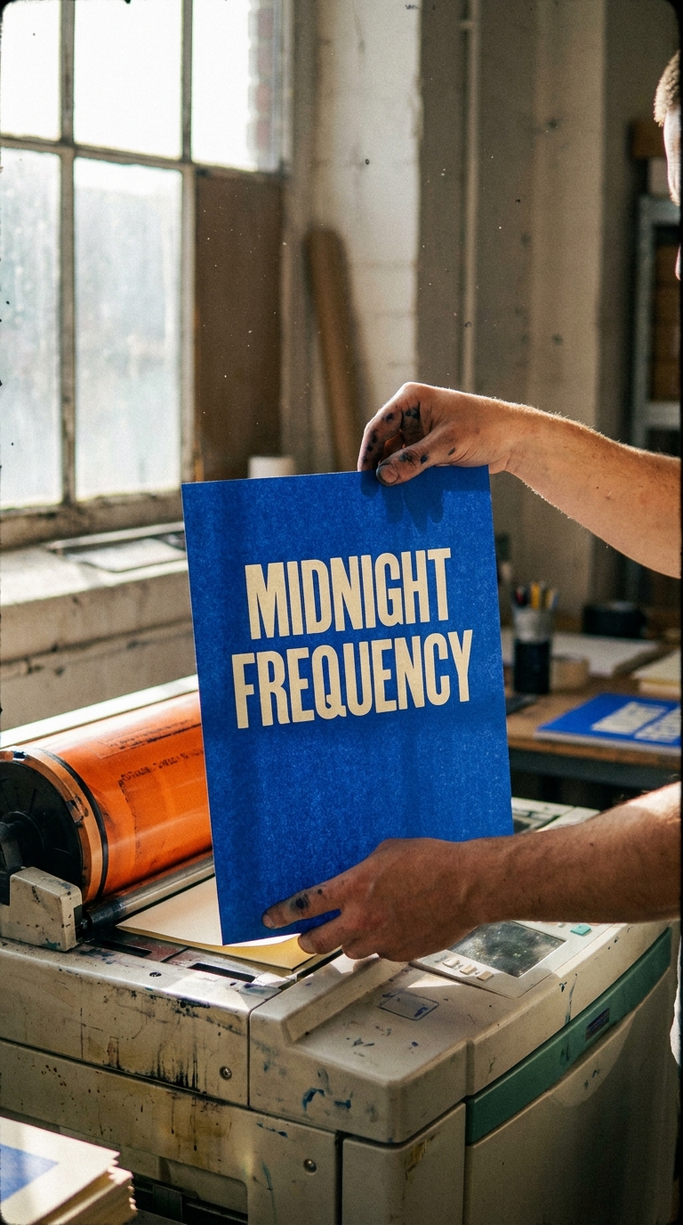 Risograph poster variation first frame