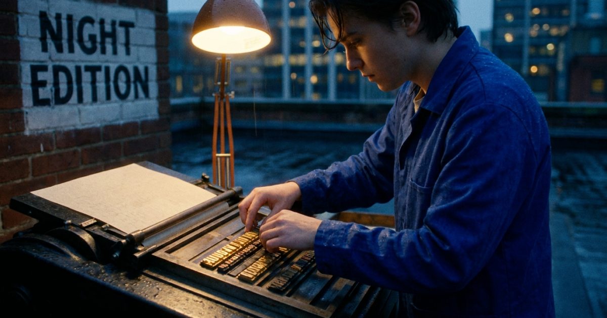 Rooftop Lettering Workshop Veo 3.1 Prompt