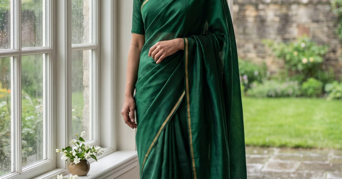 Monsoon Saree Gemini AI Photo Prompt