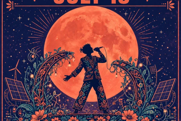 Solar Punk Concert Poster Grok Imagine Image V2 Prompt