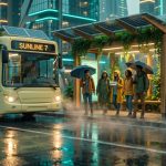 Solarpunk Bus Stop Wan 2.7 Prompt