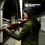 Subway Violin Rehearsal Veo 3.1 Prompt