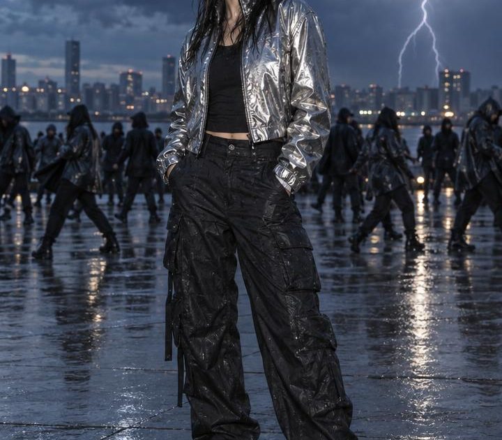 Thunderstorm Crowd Dance Seedance 2.5 Prompt