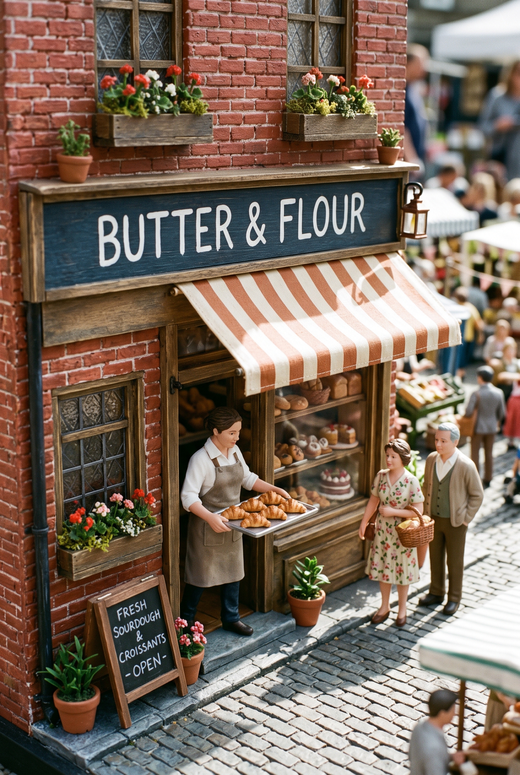 Sunny miniature market bakery variation
