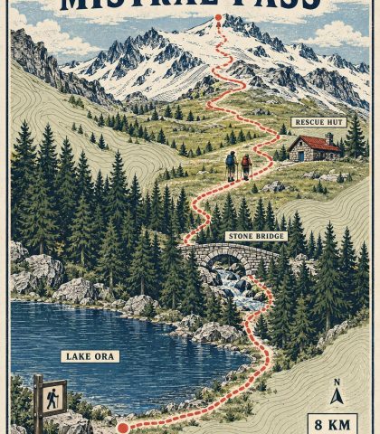 Trail Map Poster GPT Image 2.5 Prompt