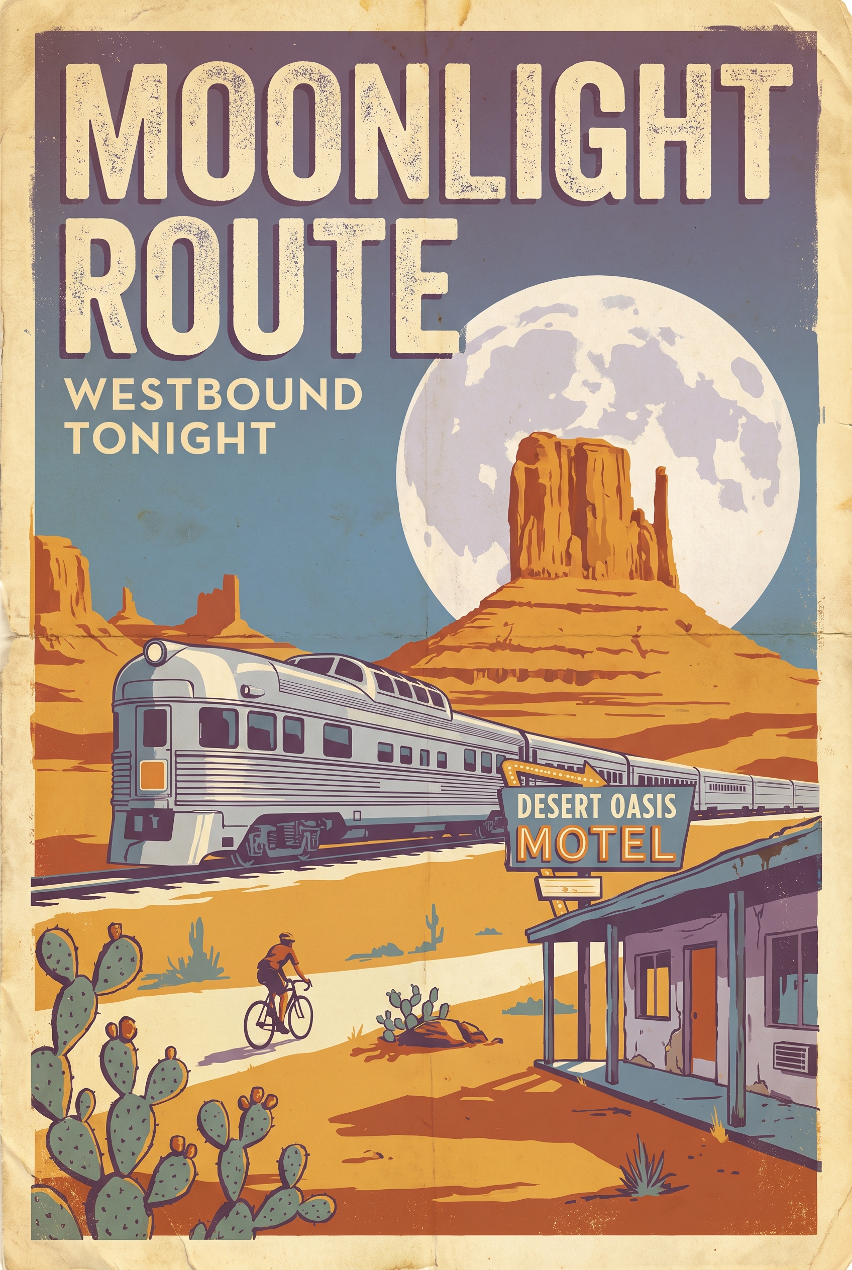 desert rail poster