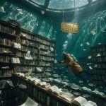 Underwater Bookstore Seedream 5.0 Pro Prompt