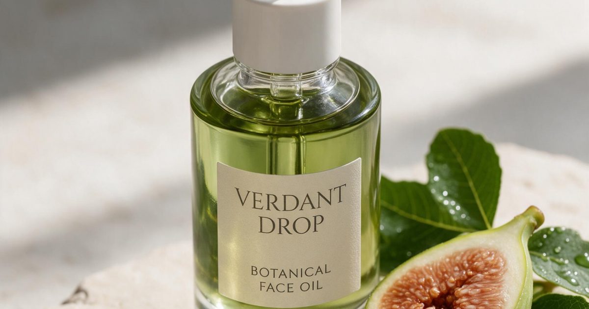 Botanical Face Oil Seedream 5.0 Pro Prompt